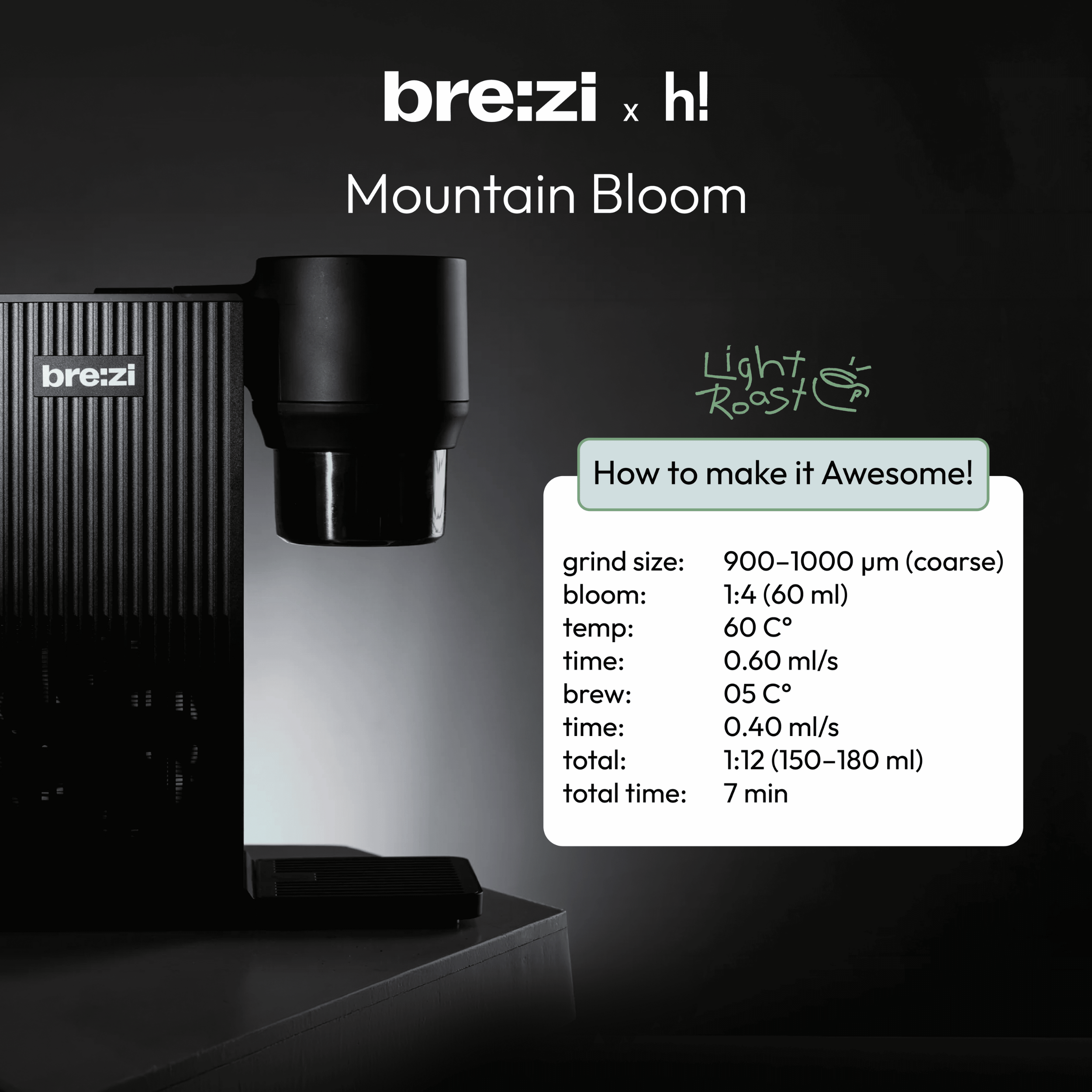 Mountain Bloom Ground Coffee 300g (100g x3 pcs)