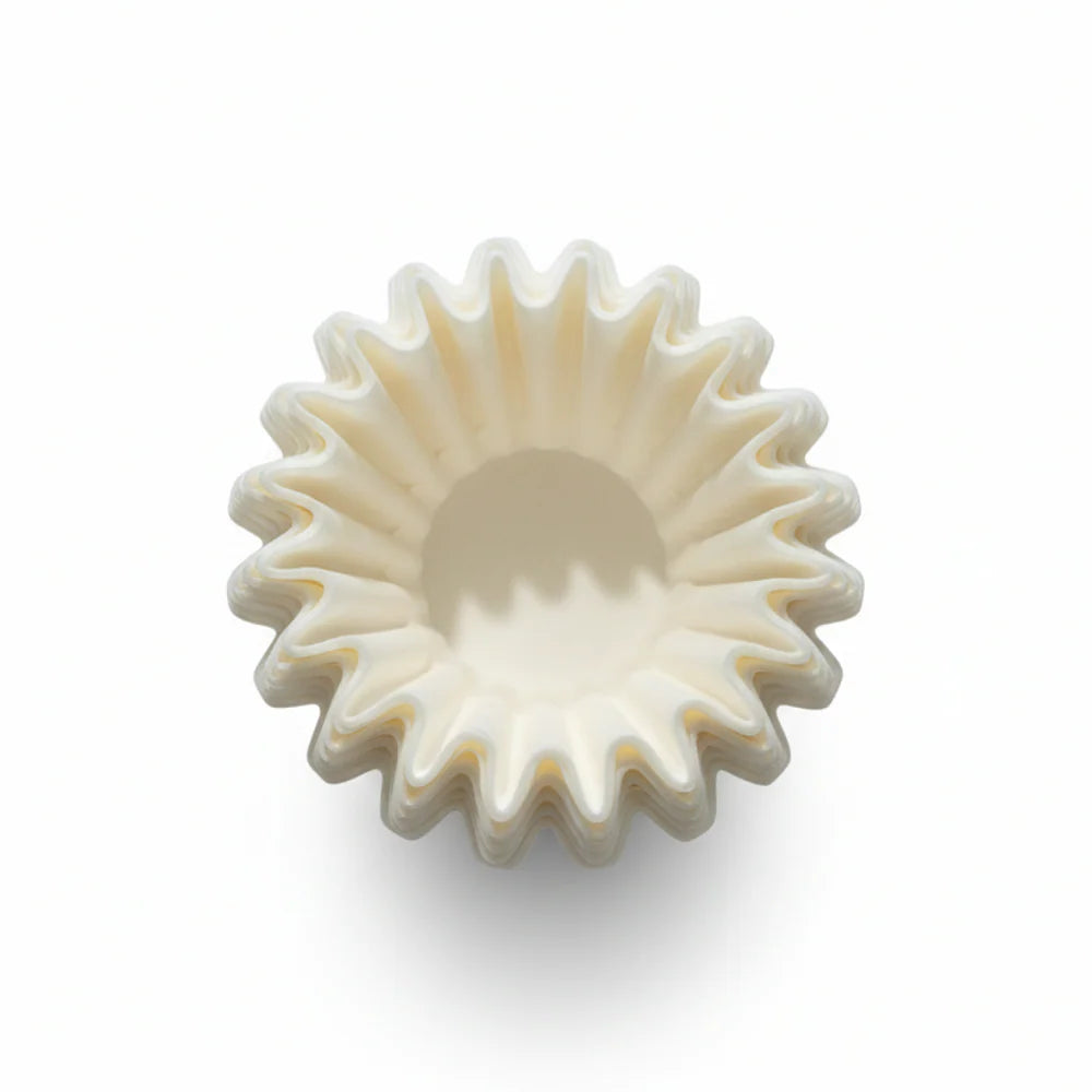 Brezi Wave Paper Filters – 155 (50 pcs)